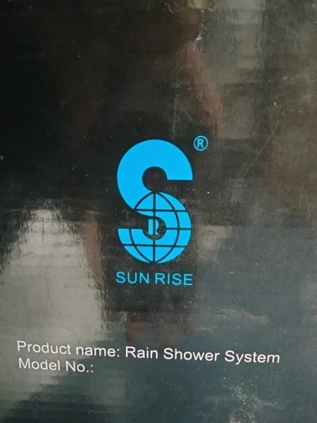 SUN RISE Rain Shower System Retail $120.00