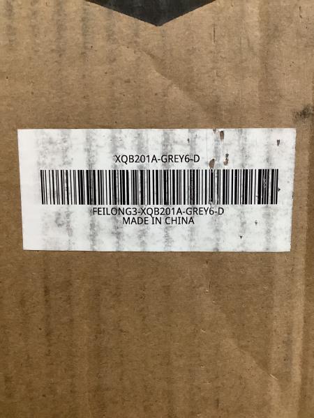 FEILONG3 Automatic Washing Machine XQB201A-GREY6-D Retail $240.00