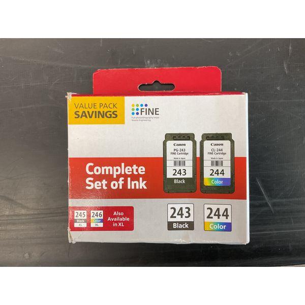 Canon PG-243/CL-244 Ink Cartridge - Black and Color, Value Pack, Standard Yield Retail $35.00