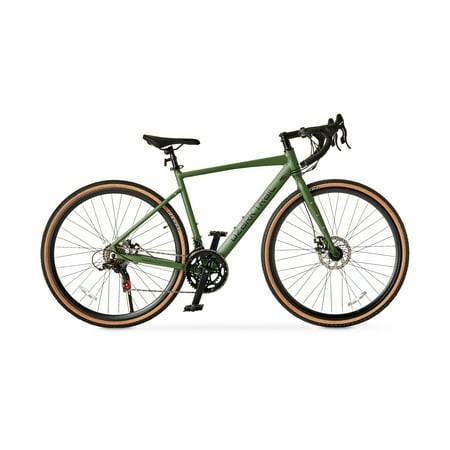 700c Ozark Trail G.1 Explorer Flat Bar Gravel Bike  Medium Frame  Fits Riders 5 5  - 5 10   Green  Adult