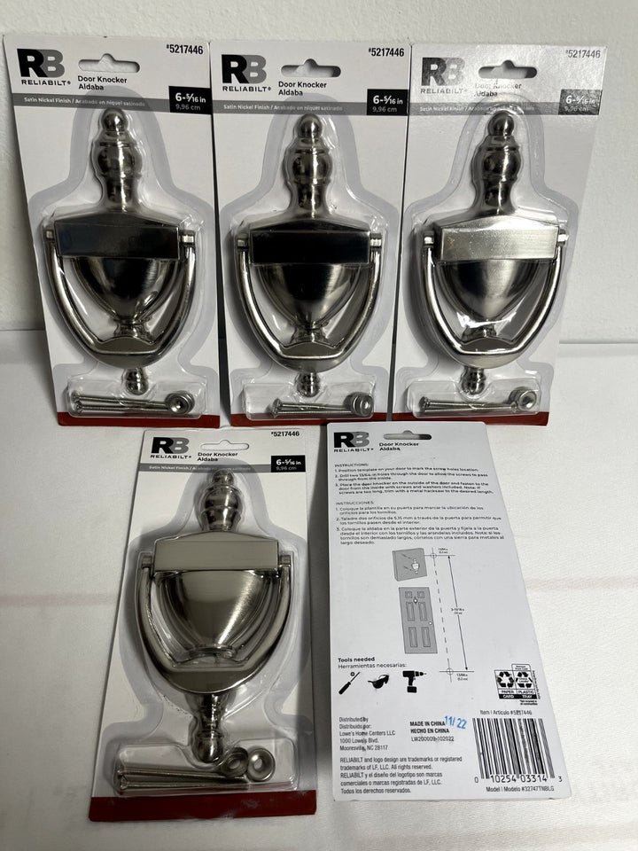 RELIABILT / 6-5/16-in Satin Door Knocker