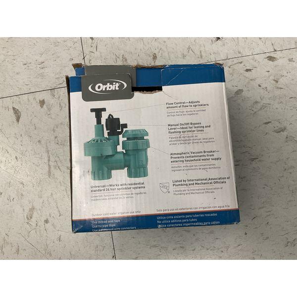 Orbit 1" Anti-Siphon Sprinkler Valve - Heavy Duty, Easy Install, Flow Control Retail $15.00