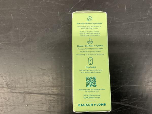 Biotrue Contact Solution, Multi-Purpose Lens Solution for Soft Lenses, Cleans, Disinfects, Removes Protein Build-Up, Dirt & Debris, Hydrates, Stores & Conditions Contacts, 2 Fl Oz Retail $3.29