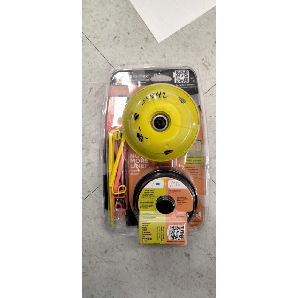 Aero-FlexÂ® Universal Replacement Trimmer Head - Four Flexible line Blades - Fast & Easy to Change Flexible Blades | Saves Time - No More Trimmer Line