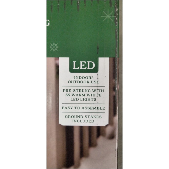 Holiday Time Light-Up Dog, LED - Indoor/Outdoor, 35 Warm White Lights, Easy Assembly Retail $40.00