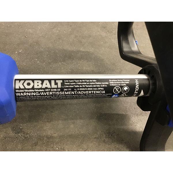 Kobalt KST 224B-03 - String Trimmer COMPLETE WITH BATTERY AND CHARGER Retail $99.00