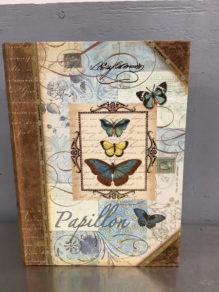 Papillon Decorative Keepsake Box - Butterfly Themed Retail $25.00