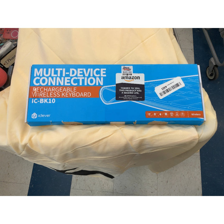 iclever Multi-Device Connection Rechargeable Wireless Keyboard IC-BK10