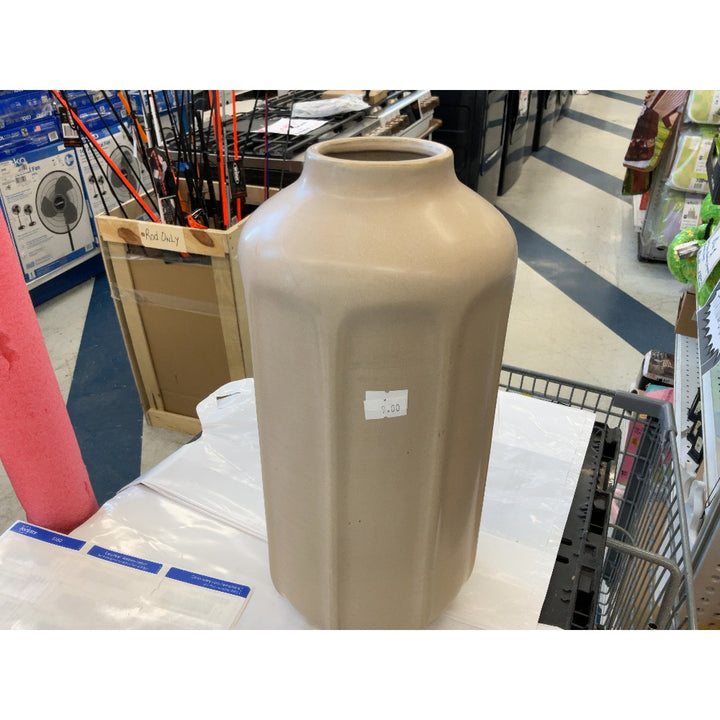 Unknown Brand Ceramic Vase - Decorative, Neutral Color