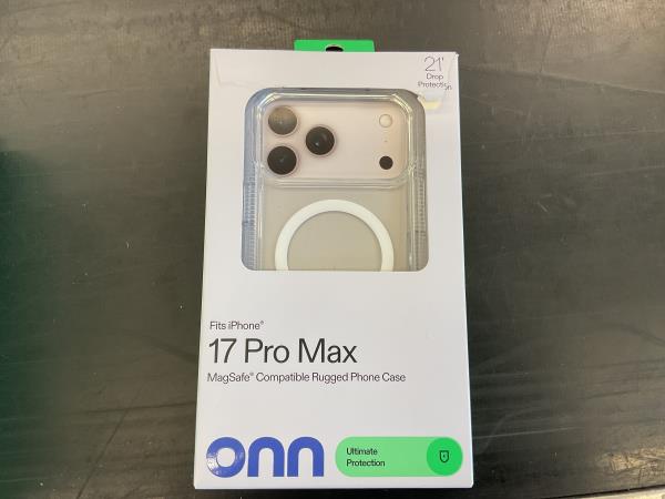 Onn 17 Pro Max, MagSafe Compatible Rugged Phone Case Retail $15.00
