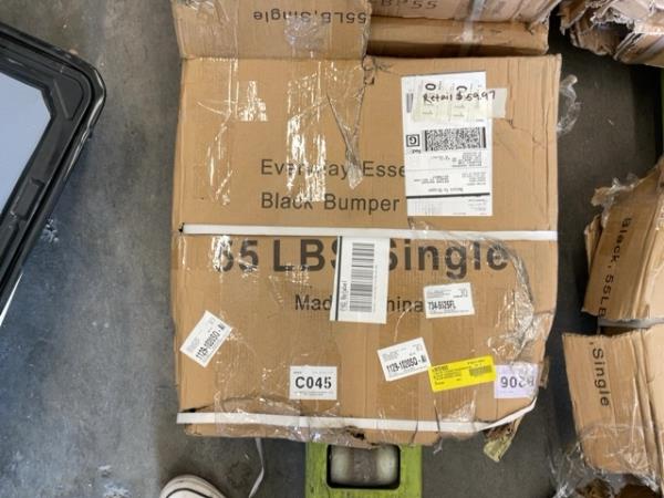 Everyday Essentials, Black Bumper - 55 LB Single Retail $59.97