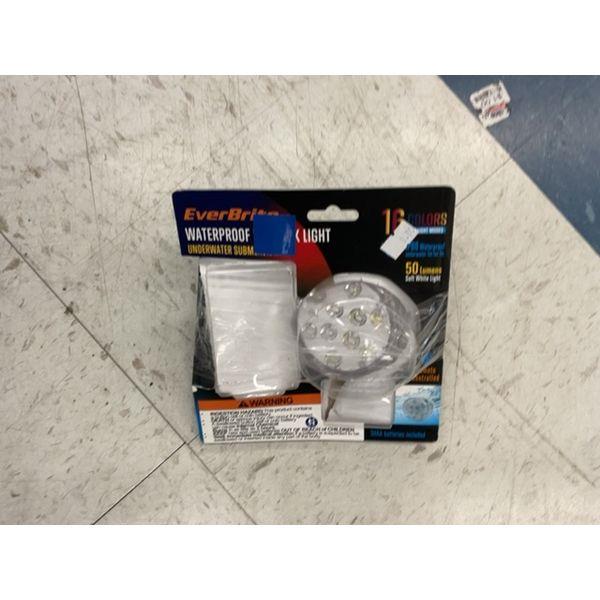 EverBrite Waterproof LED Puck Light - 16 Colors, 50 Lumens, Batteries Included Retail $15.00