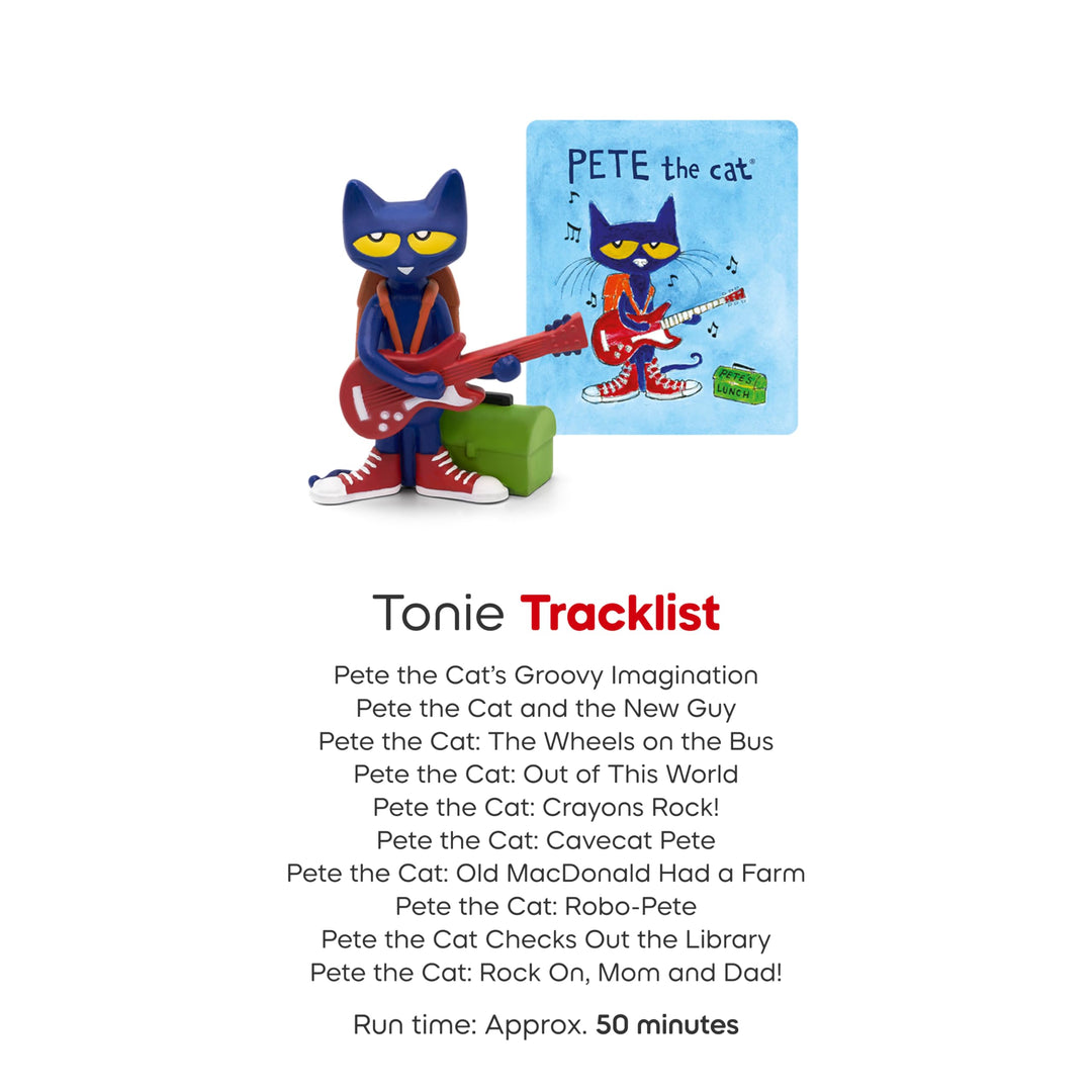 Tonies Pete The Cat: Rock On! Audio Toy Figurine Retail $30.00