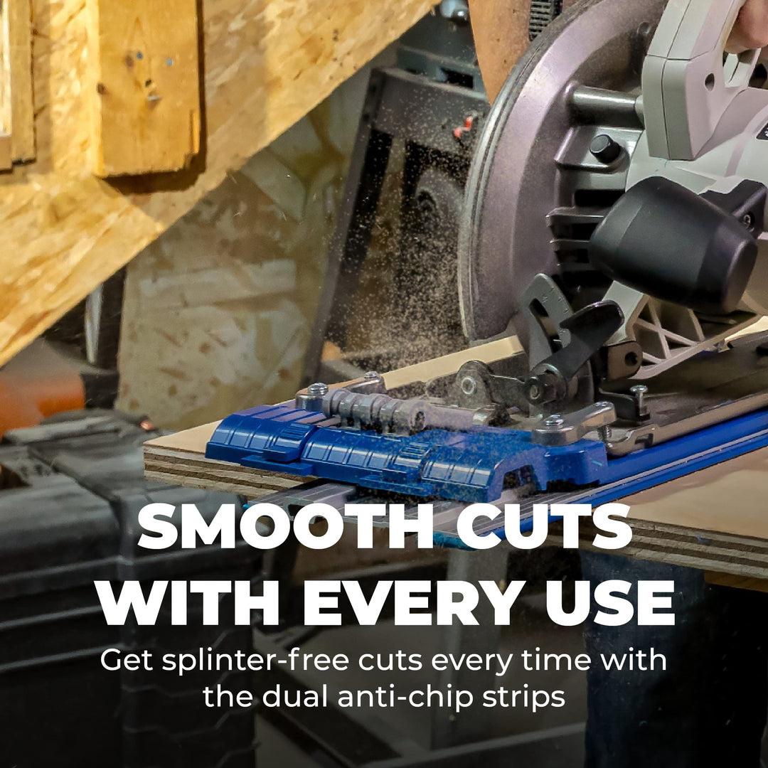 Kreg KMA2700 Accu-Cut â€“ Circular Saw Track â€“ Make Straight, Cross, Rip & Angled Cuts Easily