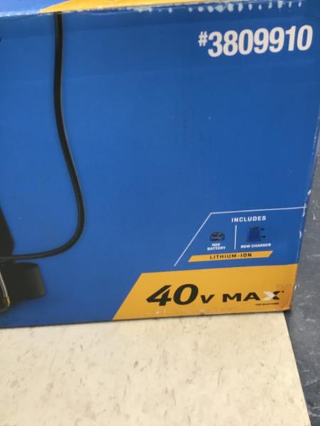 Kobalt Backpack Chemical Sprayer Kit - 40V Max, 120 Gallons Per Charge Retail $179.00