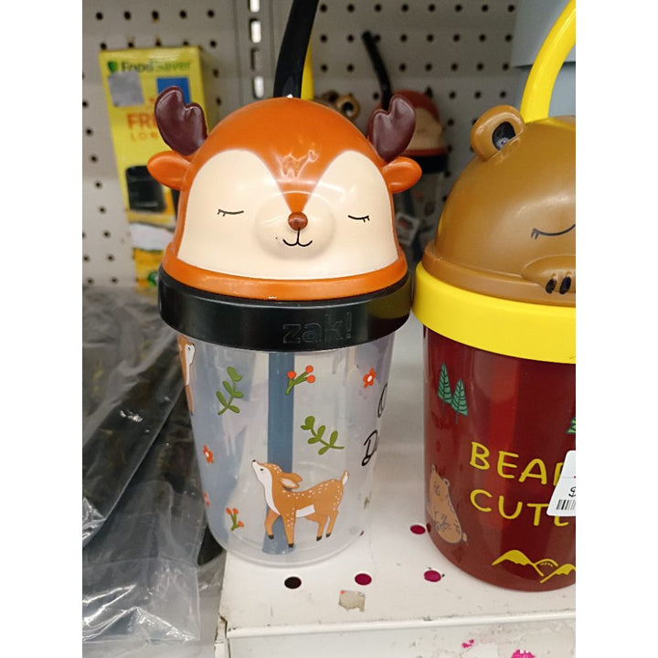 2024 Target Bullseye Tumbler Set of 3 Forest Creatures Straw Big Foot Sippy Cup