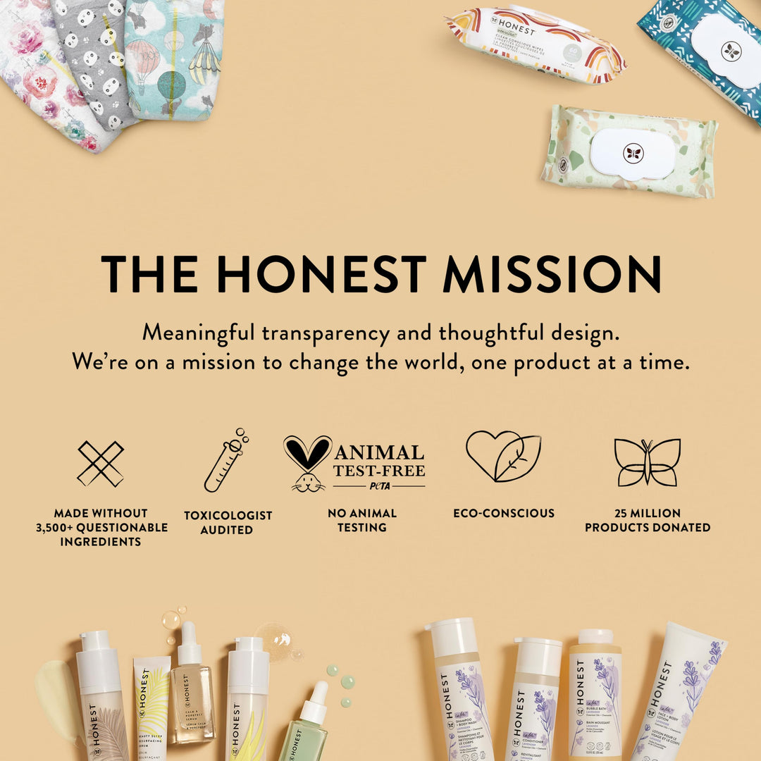 The Honest Company 2-in-1 Cleansing Shampoo and Body Wash for Sensitive Skin, Tear-Free, Hypoallergenic with Naturally Derived Ingredients, Fragrance-Free, 10 fl oz retail $9
