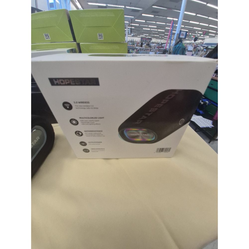 Hopestar Wireless Speaker - 5.0 Wireless, Multi-Colored Light, Water Resistance