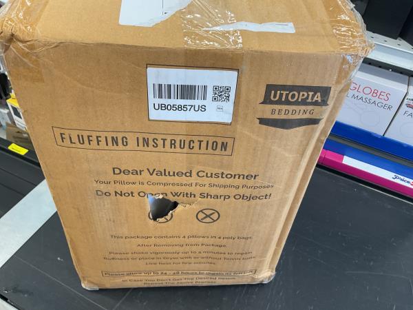 Utopia Bedding King Size Premium Quality Bed Pillows - Pack of 4 Retail $60.00