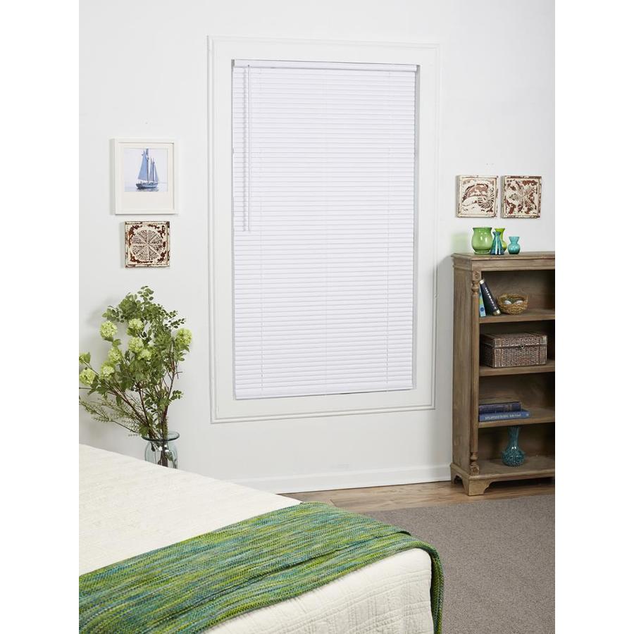Lowes.ca Project Source 31 X 64 Cordless 1-in Room Darkening Blind White