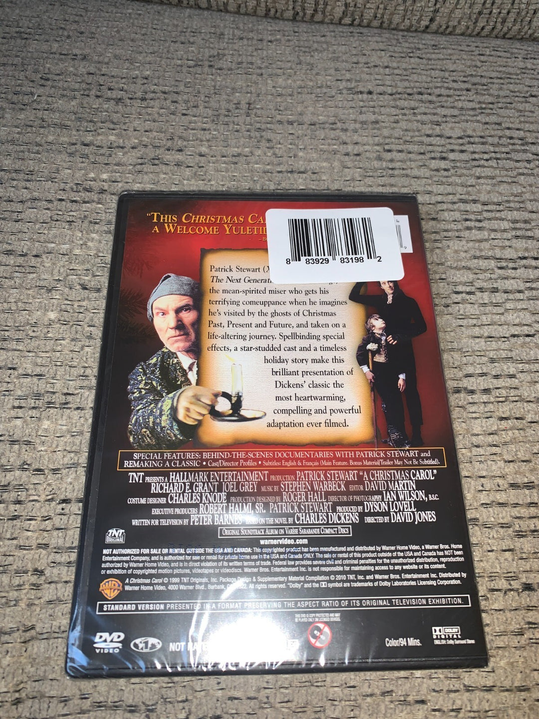 TNT S a Christmas Carol (DVD)  Holiday  Warner Bros