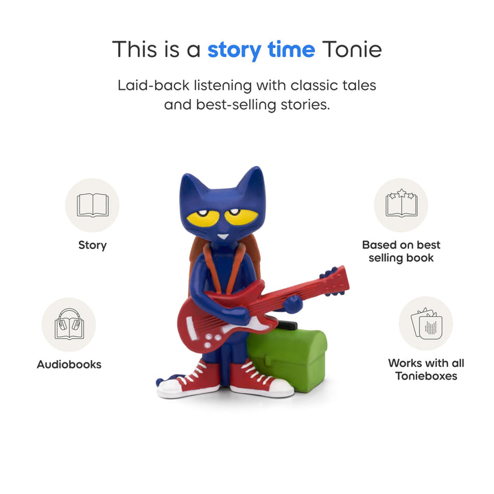 Tonies Pete The Cat: Rock On! Audio Toy Figurine Retail $30.00