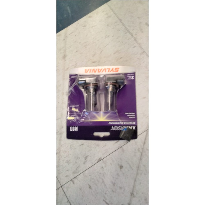 Sylvania H11 XtraVision Halogen Headlight Bulb  2 Pack  Compatible with Multiple Cars
