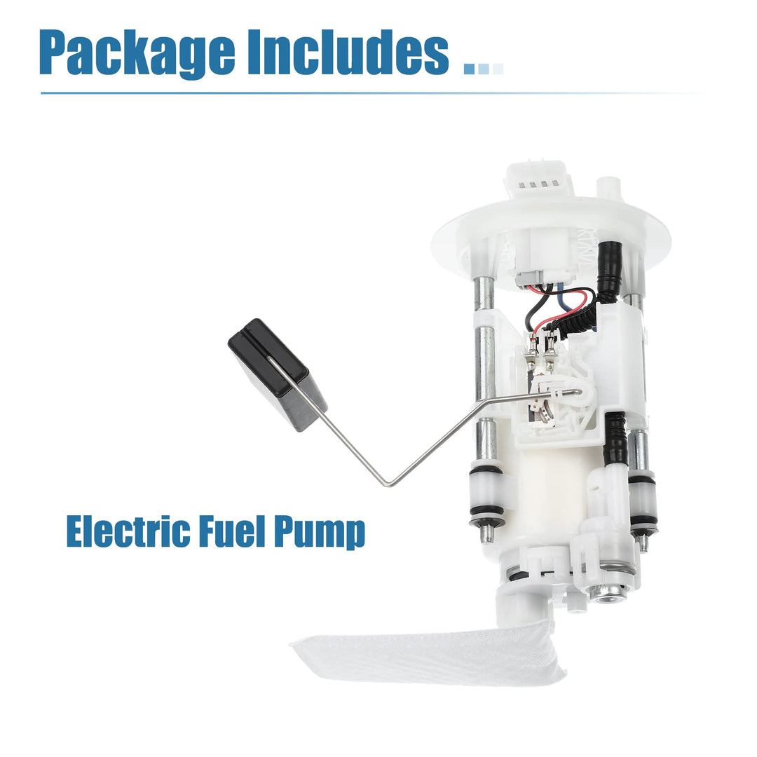 X AUTOHAUX Electric Fuel Pump Replacement Metal Plastic 3B4-13907-10-00 for Yamaha ATV GRIZZLY 550 700 EPS 4WD 2009 White