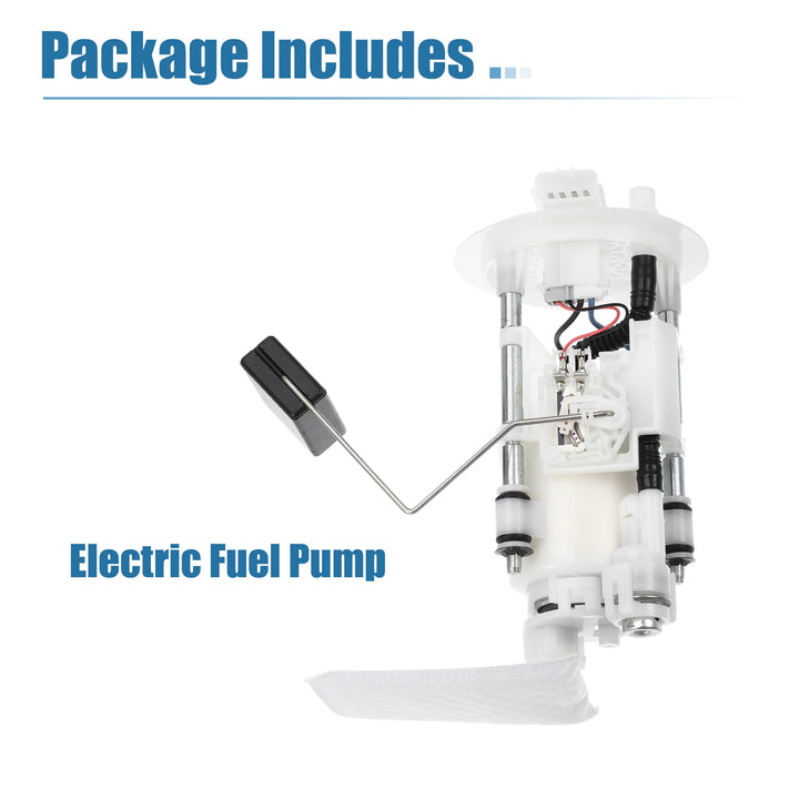 X AUTOHAUX Electric Fuel Pump Replacement Metal Plastic 3B4-13907-10-00 for Yamaha ATV GRIZZLY 550 700 EPS 4WD 2009 White