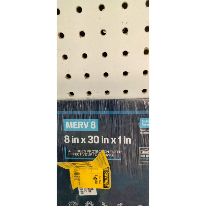 MERV 8 - Air Filter, 8 in x 30 in x 1 in
