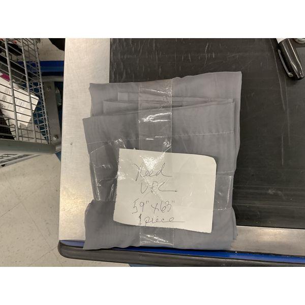 Need Uf2 59" x 63" - Curtain, Gray Retail $25.00
