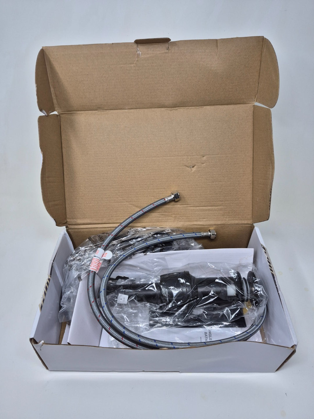 Allen Roth Veda Matte Black Single Hole 1-handle WaterSense High-arc #3782662