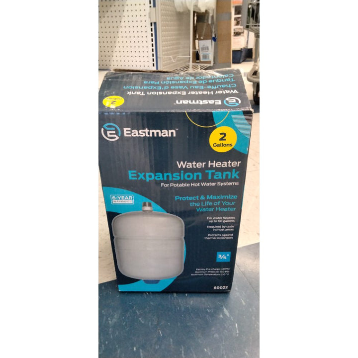 Eastman Thermal Expansion Tank, 2 gal, 3/4 in MIP Connection, 60022