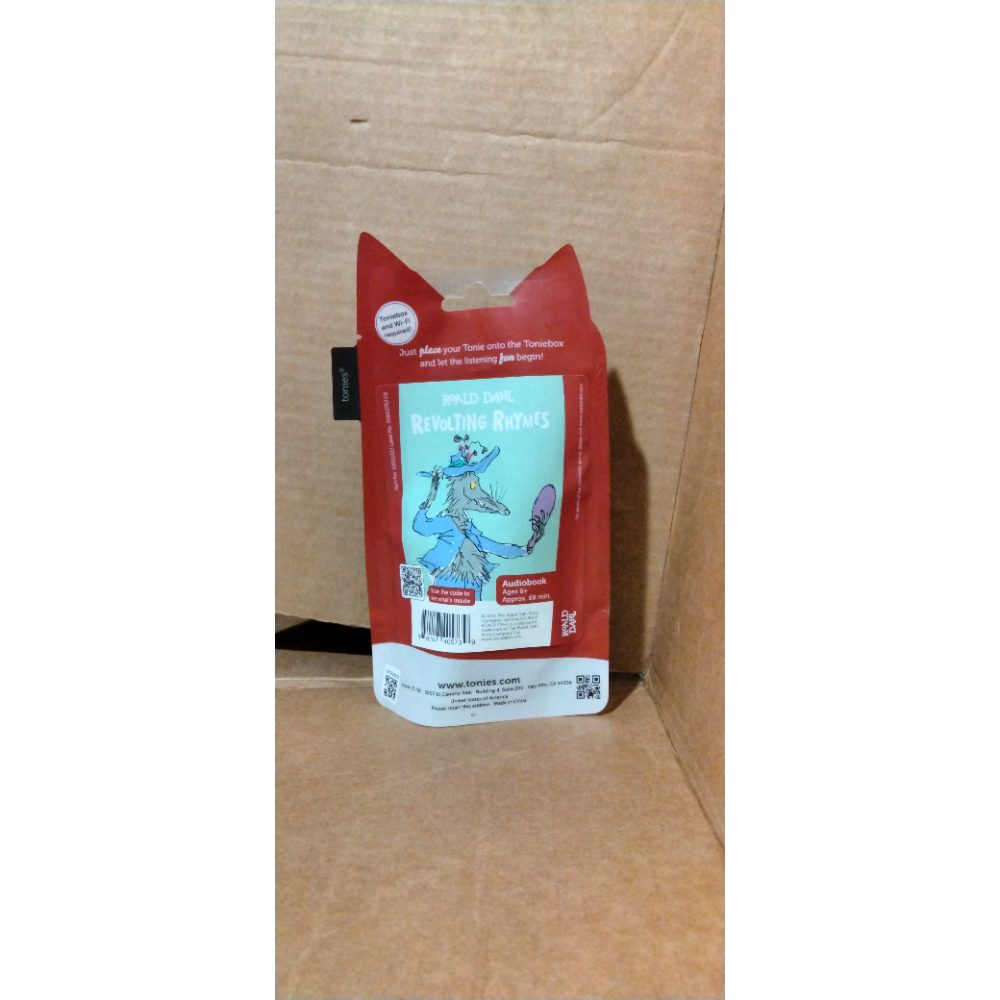 Tonies Revolting Rhymes & Other Stories Audio Toy Figurine from Roald Dahl Retail $17.00