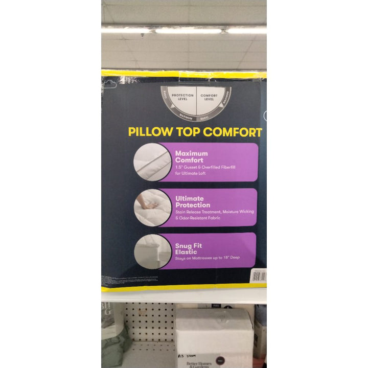 Sertapedic Superior Loft Mattress Pad  White  King