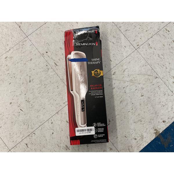 Remington Shine Therapy, Argan Oil & Keratin, 2" Flat Iron, 450°F, Salon Length Swivel Cord Retail $30.00