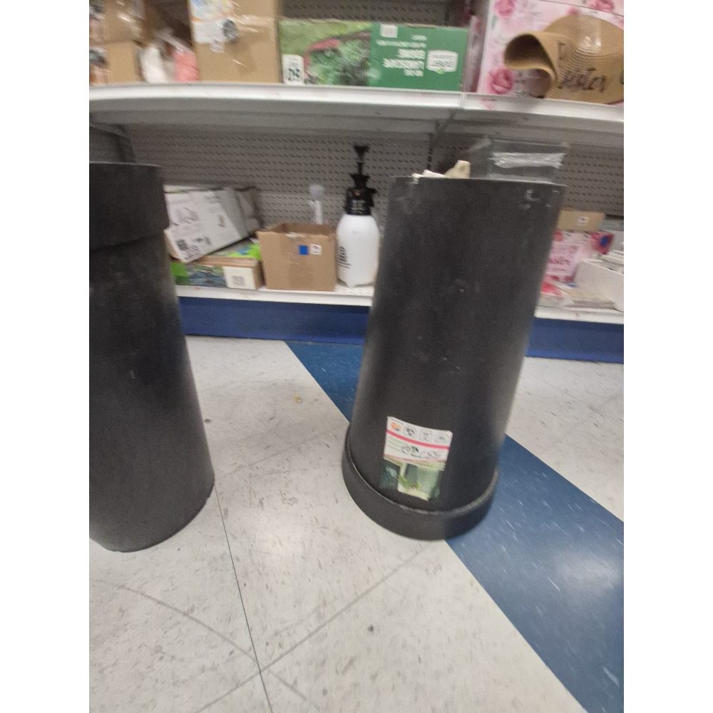 Unbranded Planter - Tall, Decorative, Garden Decor, Black