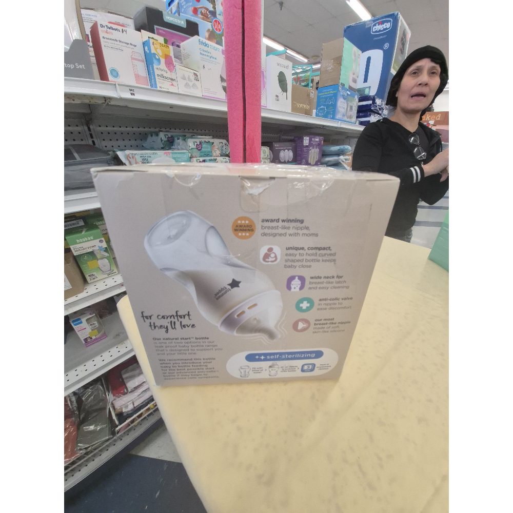 Tommee Tippee Natural Start Bottles, Leak Proof, 6m+, Fiesta Colorful Bottles, 2-pack