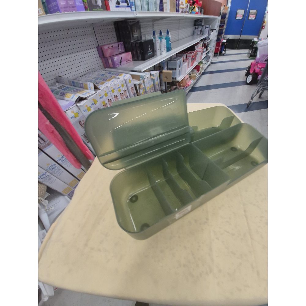 Sterilite Organizer Box, Storage Container with Lid - Green
