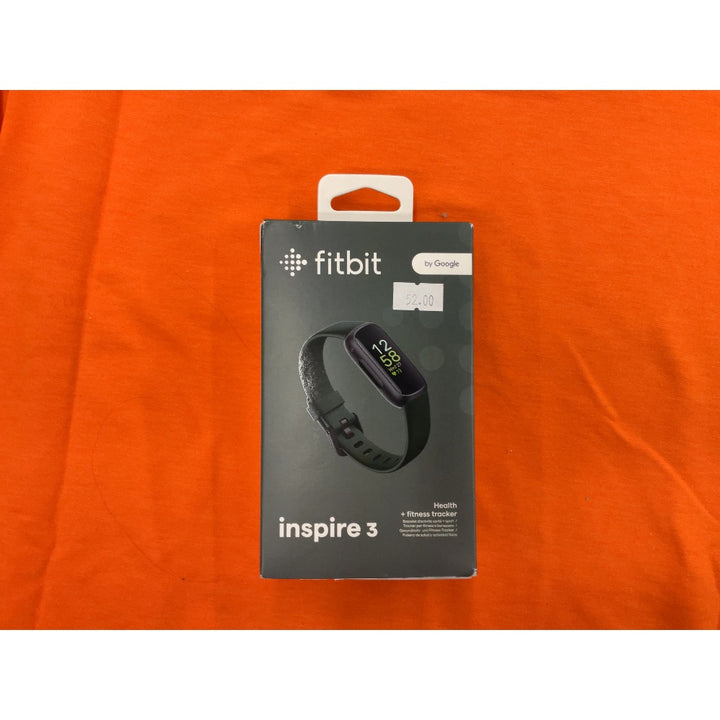 Fitbit Inspire 3 Health &-Fitness-Tracker with Stress Management, Workout Intensity, Sleep Tracking, 24/7 Heart Rate and more, Midnight Zen/Black One Size (S & L Bands Included)