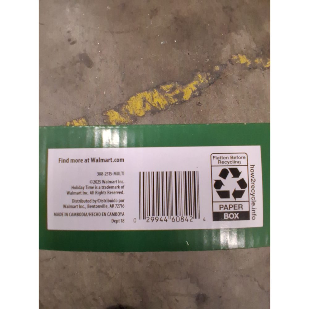 Holiday Time 150 LED Multicolor Net Lights - Indoor/Outdoor, Green Wire Retail $20.00