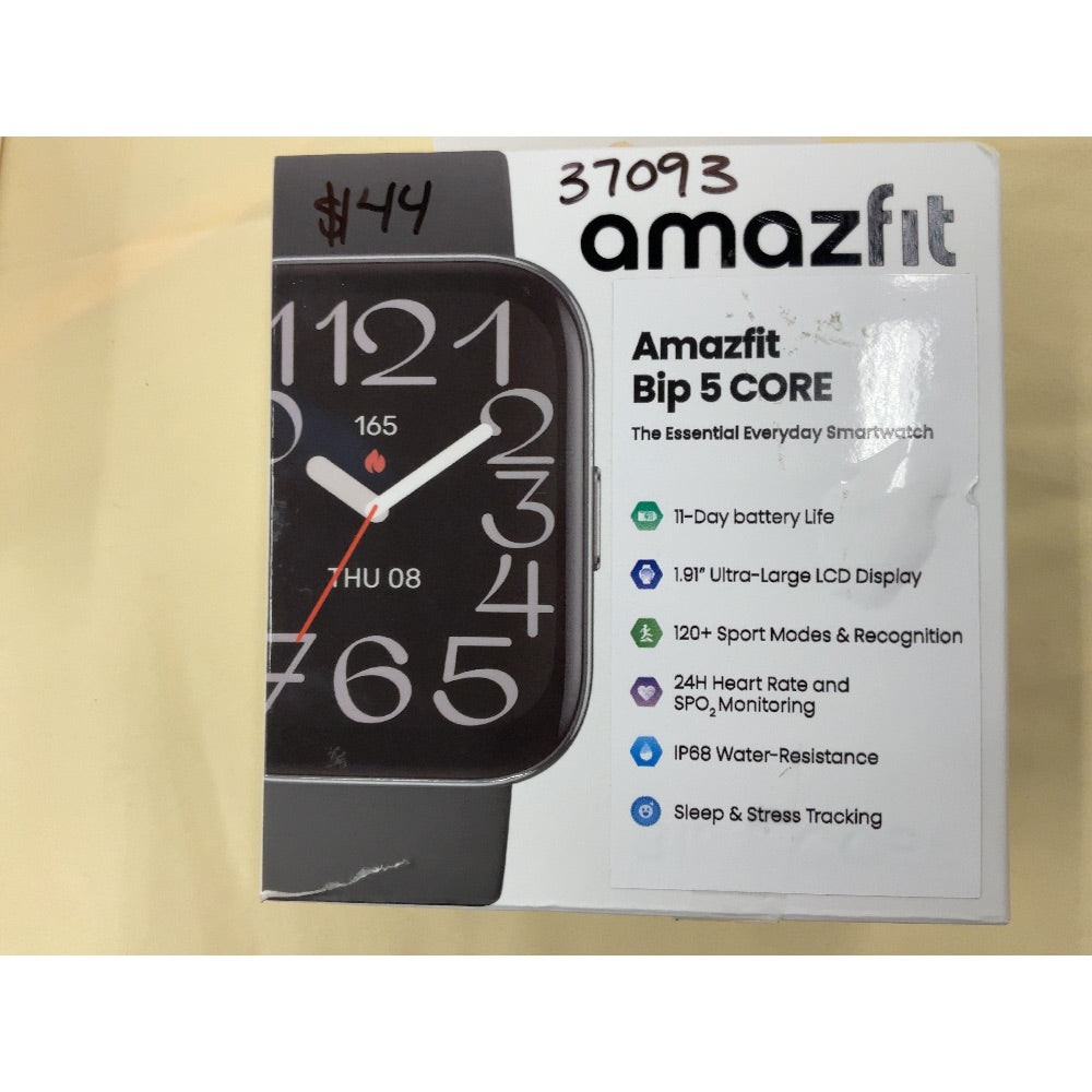 Amazfit Bip 5 CORE Smartwatch - 11-Day Battery, 1.91" LCD, 120+ Sports Modes, Water-Resistant