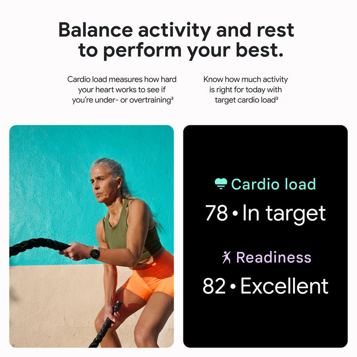 Google Pixel Watch 3 (41mm) 2024 Model - Android Smartwatch, Heart Rate Tracking, Fitbit Advanced Running, Fitness Insights, 24-Hour Battery - Champagne Gold Aluminum Case - Hazel Band - Wi-Fi