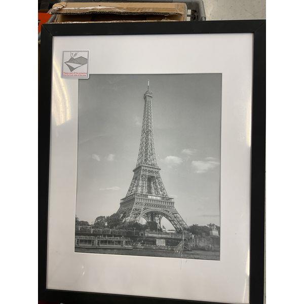 Mainstays - Black Picture Frame Eiffel Tower Art