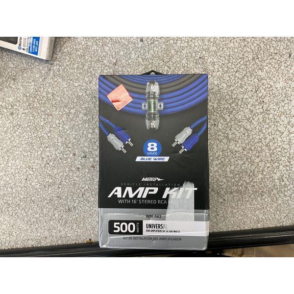 Metra Amp Kit - 8 Gauge, 500 Watts, Universal - with 16' Stereo RCA Retail $25.00