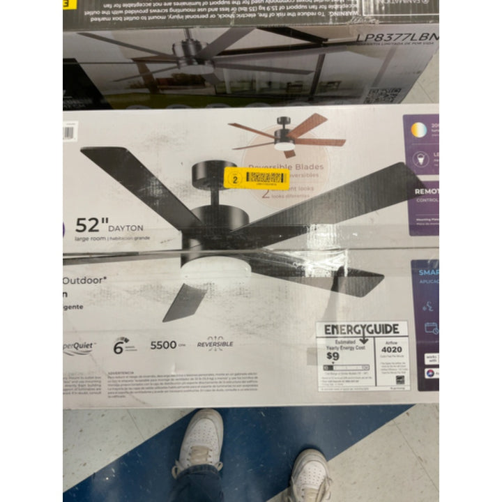 Globe Electric DAYTON 52" Indoor Smart Ceiling Fan 5971299