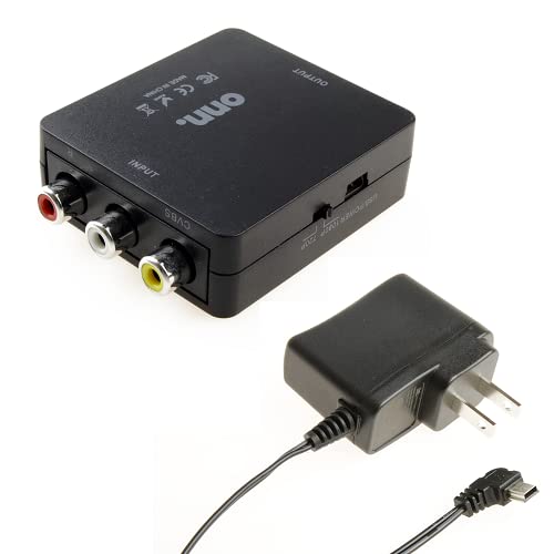 onn. 100008629 Composite AV to HDMI Converter