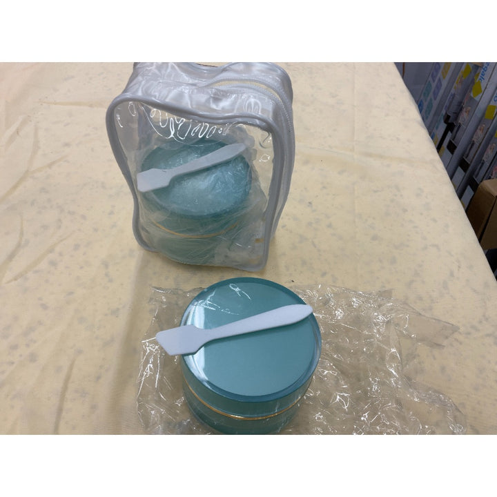 Travel Cream Jar Set - New, with Spatula