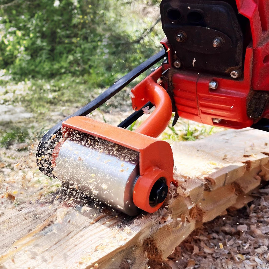 Log Peeler Steel Log Debarker Peeler Multifunctional Chainsaw Debarking Attachment Wood Debarking Tool with 6 Lengthened Blades