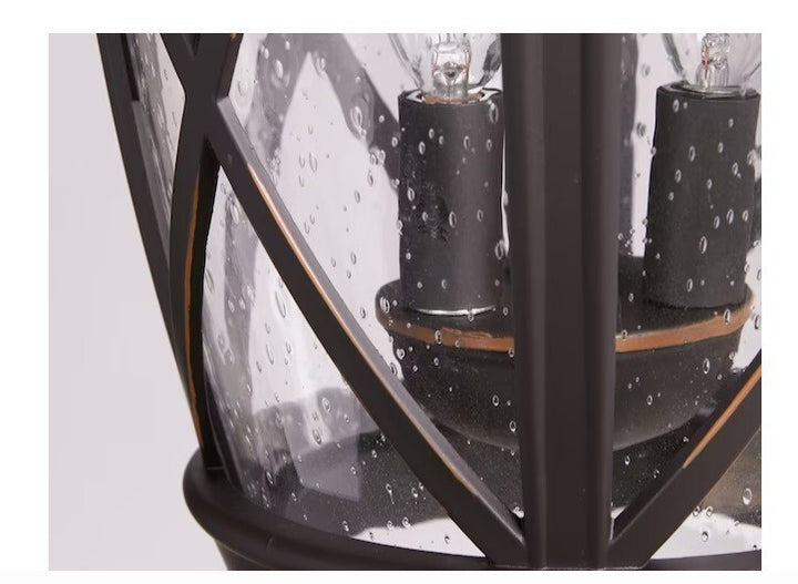 Allen+roth Castine 3-Light 23.75" Oil-rubbed Bronze Hardwired Outdoor Wall Light